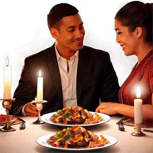 Candlelit Dinner Date PNG ktk PNG with transparent background