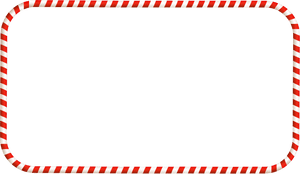 Candy Cane Christmas Frame Clipart , Png Download - Candy Cane Frame Png, Transparent Png PNG image with transparent background