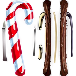 Candy Cane Christmas Decoration Png 06292024 PNG Image