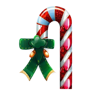 Candy Cane Christmas Decoration Png Agn25 PNG Image