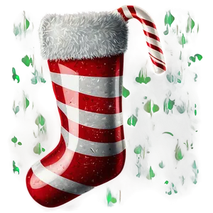 Candy Cane Stocking Png 06132024 PNG Image