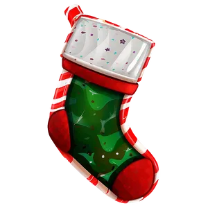 Candy Cane Stocking Png Soc PNG Image