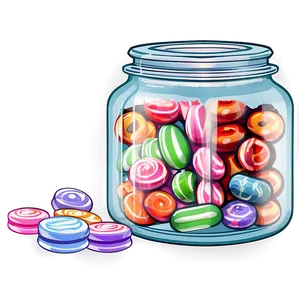 Candy Jar Outline Png 33 PNG Image