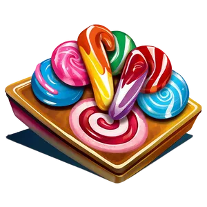 Candy Land Board Game Elements Png Cjp81 PNG Image