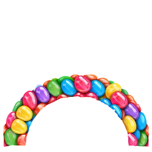 Candy Land Jelly Bean Pathway Png Ffy PNG Image