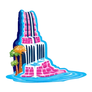 Candy Land Wondrous Waterfalls Png Tuc PNG Image