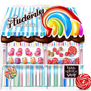 Candy Shop Graphic PNG mme PNG image with transparent background