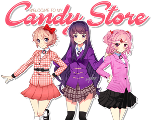Doki Doki Literature Club Heathers, HD Png Download PNG image with transparent background