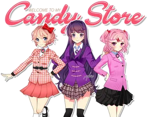 Candy_ Store_ Anime_ Characters PNG Image