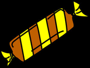Candy Wrapper Vector Illustration PNG image with transparent background