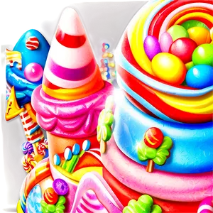 Candyland Dreamland Scene Png 65 PNG Image