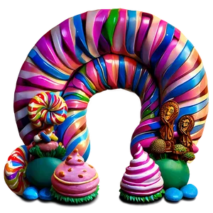 Candyland Dreamland Scene Png Jsq82 PNG Image