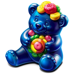 Candyland Gummy Bear Garden Png Vbh PNG Image