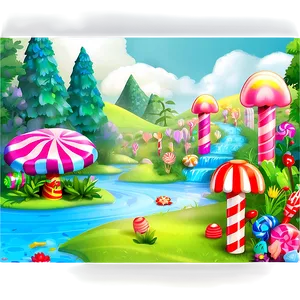 Candyland Luscious Landscapes Png Vup5 PNG Image