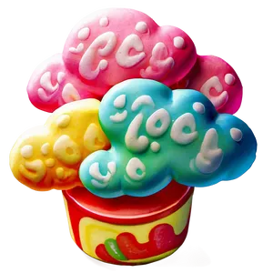 Candyland Marshmallow Clouds Png Rum PNG Image