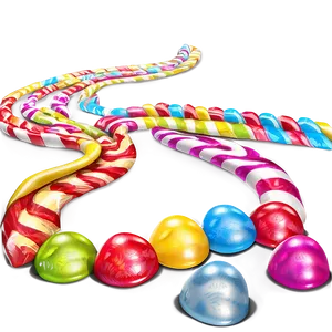 Candyland Rainbow Candy Road Png 10 PNG Image