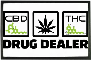 Cannabis Compounds Drug Dealer Sign PNG Image