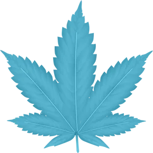 Cannabis Leaf Graphic Art PNG Image