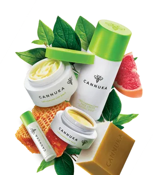 Cannuka C B D Skincare Products PNG Image