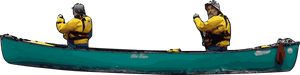 Canoeists And Canoe - People In Canoe Png, Transparent Png PNG
