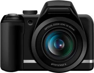 Canon D S L R Camera1855mm Lens PNG Image