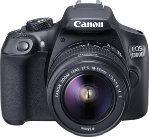 Canon E O S1300 D D S L R Camera PNG Image