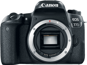 Canon E O S77 D D S L R Body PNG image with transparent background