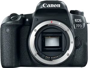 Canon E O S77 D D S L R Body PNG Image