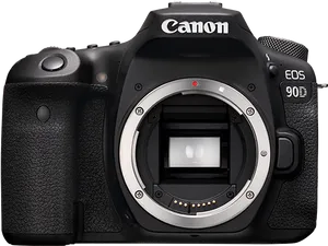 Canon E O S90 D D S L R Body PNG Image