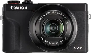 Canon G7 X Digital Camera PNG Image