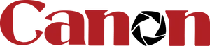 Canon Logo Redand Black PNG Image