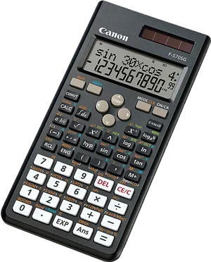 Canon Scientific Calculator F570 S G PNG Image