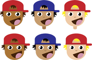 Cap Clip Boy Clipart - Boys With Cap Clipart, HD Png Download PNG with transparent background