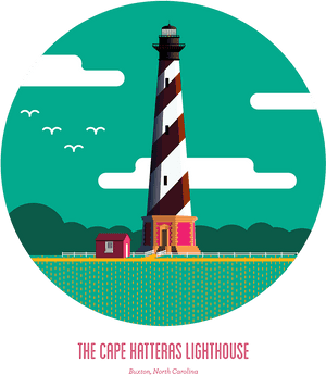 In These Vector Illustrations, I Sought To Capture - Vector Lighthouse Simple PNG image with transparent background