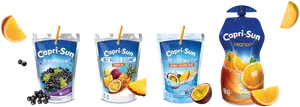 Capri Sun Flavors Collection PNG Image