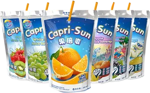 Capri Sun Variety Pack Display PNG Image