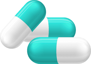 White And Blue Pill Capsules Png Clipart - Medication Clipart Transparent Background, Png Download PNG image with transparent background