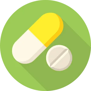 Capsuleand Tablet Icon PNG Image