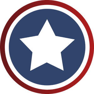 Captain America Shield Graphic PNG image with transparent background