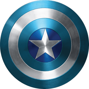 Captain America Cartoon Shield, HD Png Download PNG with transparent background