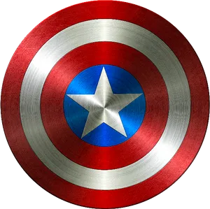 Captain America Shield Iconic Symbol PNG Image