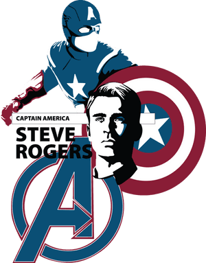 And America Hulk Thor The Captain Avengers Clipart - Captain America Fan Art, HD Png Download PNG with transparent background