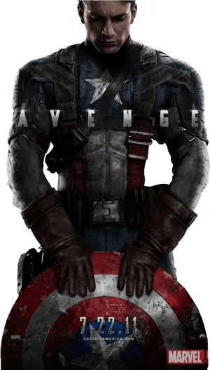 Captain America With His Shield, HD Png Download PNG with transparent background