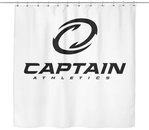 Captain Athletics Shower Curtain PNG Image