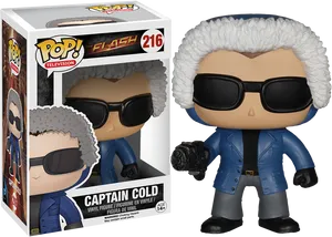 Captain Cold Funko Pop Figure PNG Image