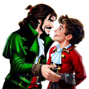 Captain Hook and Peter Pan PNG 86 PNG image with transparent background