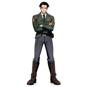 Captain Levi Ackerman PNG 06112024 PNG image with transparent background