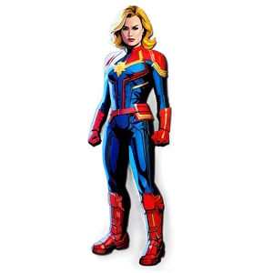 Captain Marvel Blast Png 06282024 PNG Image