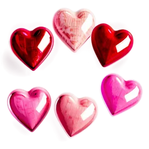 Captivating Pink Hearts Png 69 PNG Image