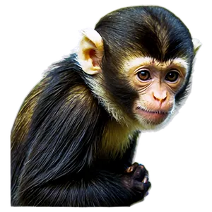 Capuchin Monkey Portrait Png Tnb52 PNG Image